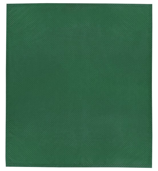 Prikrývka na posteľ zelená polyester 220 x 240 cm reliéfny vzor deka pléd klasický štýl spálňa