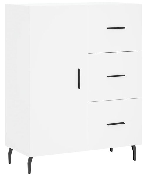 Komoda biela 69,5x34x90 cm kompozitné drevo