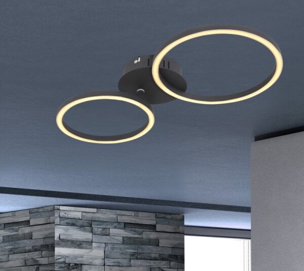 Globo 67233-24S - LED Prisadený luster KENDY LED/24W/230V