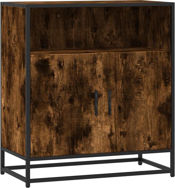 Komoda dymový dub 68x35x76 cm kompozitné drevo
