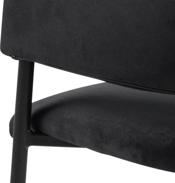 Actona Designová stolička Lima čierna