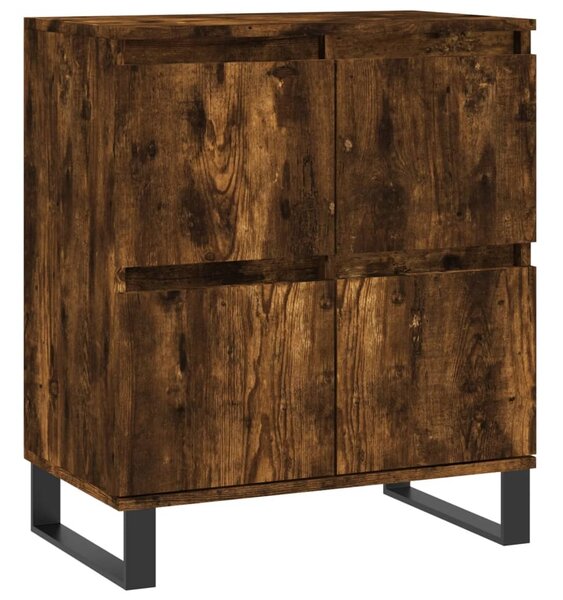 Komoda dymový dub 60x35x70 cm spracované drevo