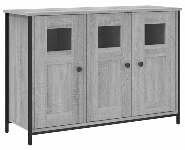 Komoda sivá sonoma 100x35x70 cm kompozitné drevo