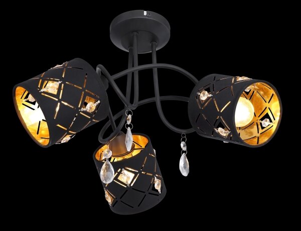Globo 15448-3D - Luster na tyči ABBEY 3xE14/25W/230V
