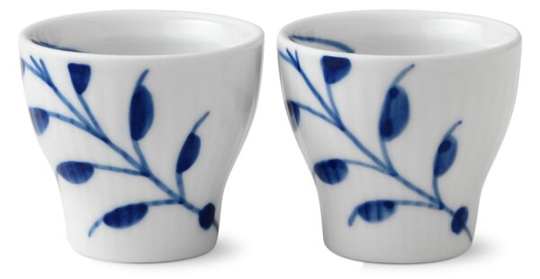 Porcelánové stojančeky na vajíčka Blue Fluted Mega – set 2 ks