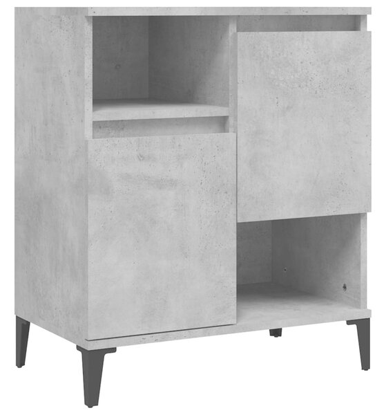 Komoda betónovo sivá 60x35x70 cm spracované drevo