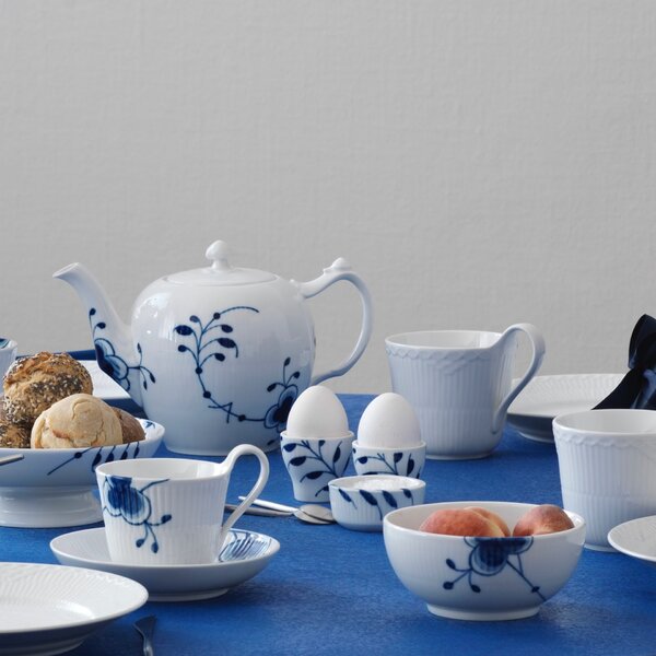 Porcelánové stojančeky na vajíčka Blue Fluted Mega – set 2 ks