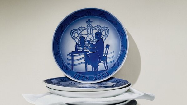 Porcelánový tanier Blue Collectibles Anniversary Ø 18 cm