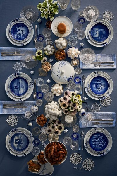Porcelánový tanier Blue Collectibles Anniversary Ø 18 cm