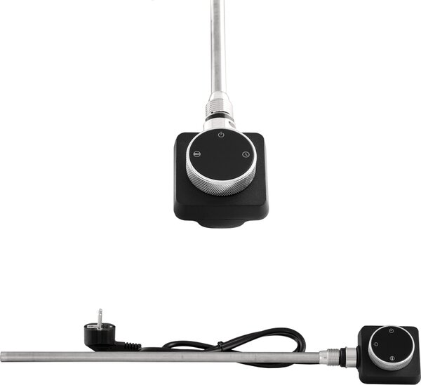 Elektrický ohrievač Spin pre kúpeľňový radiátor Kalorifier 600W Black