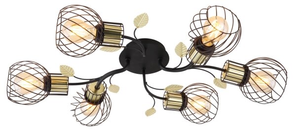 Globo 54113-6D - Prisadený luster LALLY 6xE27/40W/230V