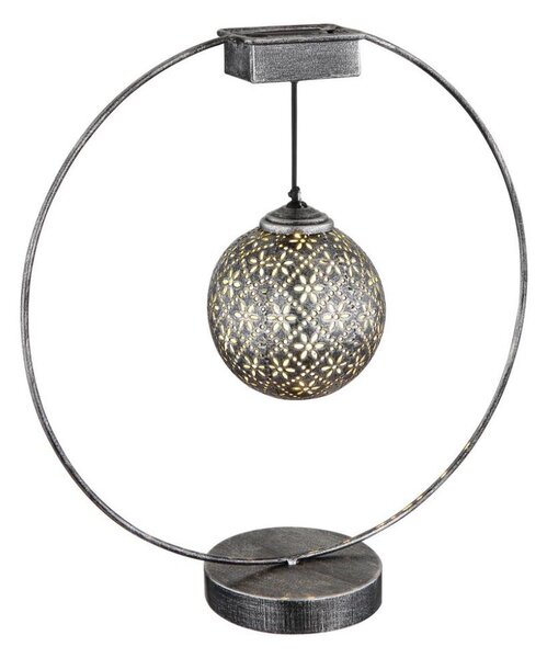 Globo 36618 - Solárne svietidlo LED/0,06W/1,2V strieborná IP44