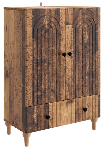 Servírovacia skriňa so zásuvkou Staré drevo 66 x 34,5 x 95 cm