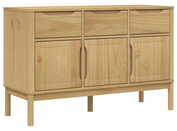 Komoda FLORO vosková hnedá 114x43x74 cm borovicový masív
