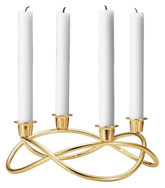 Pozlátený adventný svietnik Season
