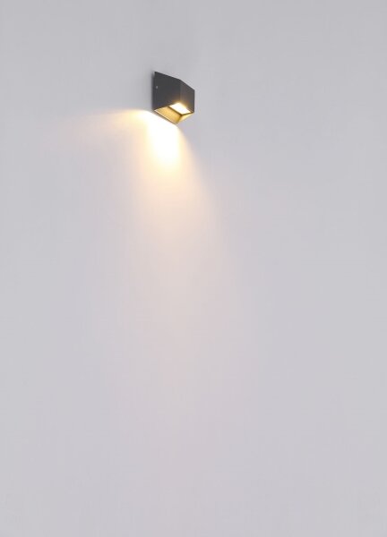 Globo 34175 - LED Vonkajšie nástenné svietidlo HONNA LED/7W/230V IP54 antracit