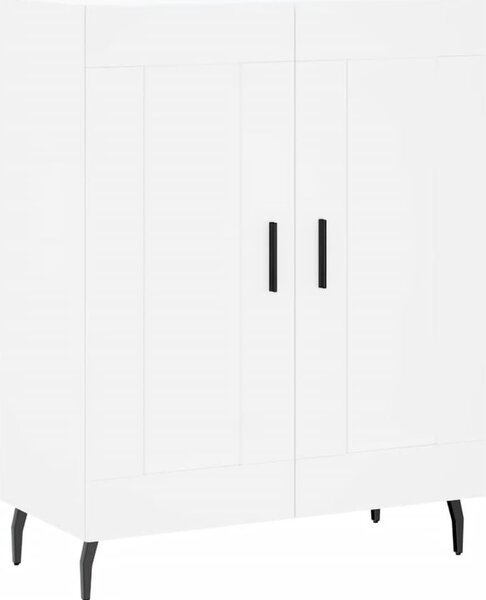 Komoda biela 69,5x34x90 cm kompozitné drevo