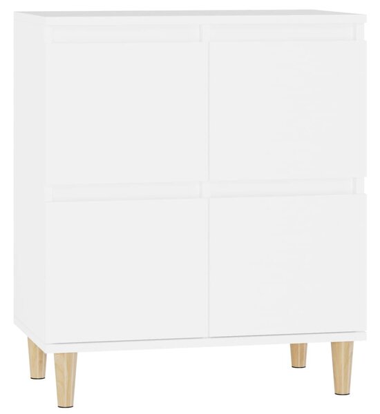 Komoda biela 60x35x70 cm spracované drevo