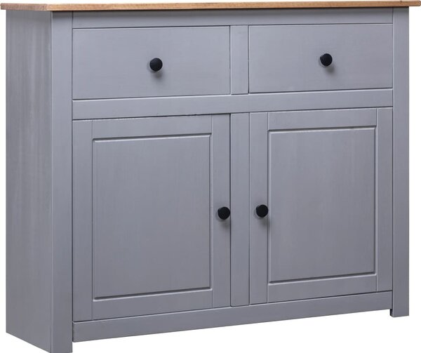 Komoda sivá 93x40x80 cm borovicový masív Panama Range