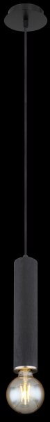 Globo 15499H - Luster na lanku MARION 1xE27/60W/230V čierne drevo