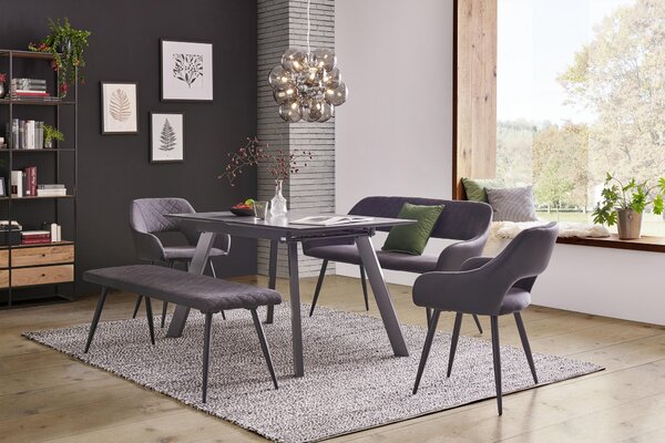 LAVICA, antracitová, čierna Carryhome - Lavice
