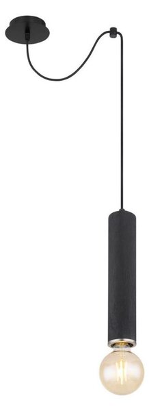 Globo 15499H - Luster na lanku MARION 1xE27/60W/230V čierne drevo