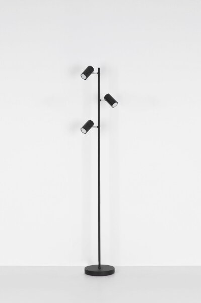 Globo 57910SB - Stojacia lampa ROBBY 3xGU10/5W/230V čierna
