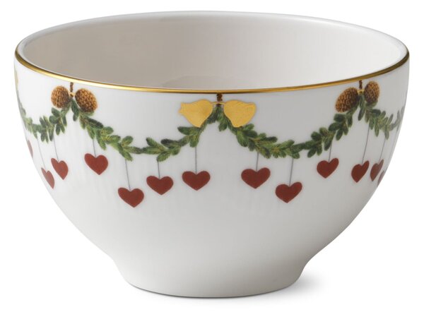 Vianočná porcelánová miska Star Fluted Christmas 300 ml