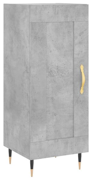 Komoda betónovo sivá 34,5x34x90 cm spracované drevo