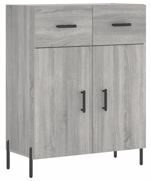 Komoda sivý dub sonoma 69,5x34x90 cm kompozitné drevo