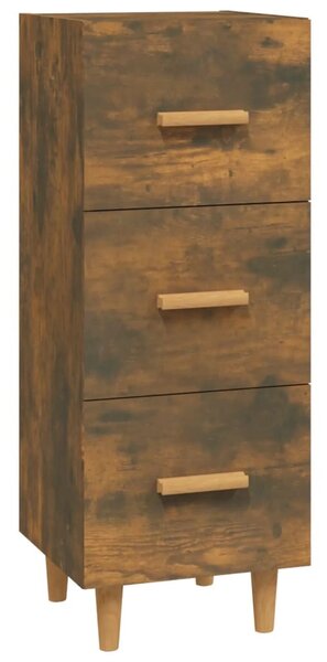 Komoda dymový dub 34,5x34x90 cm spracované drevo