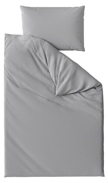 Krepové obliečky DENYX sivé hotelová kapsa Rozmer obliečky: 70 x 90 cm | 140 x 200 cm
