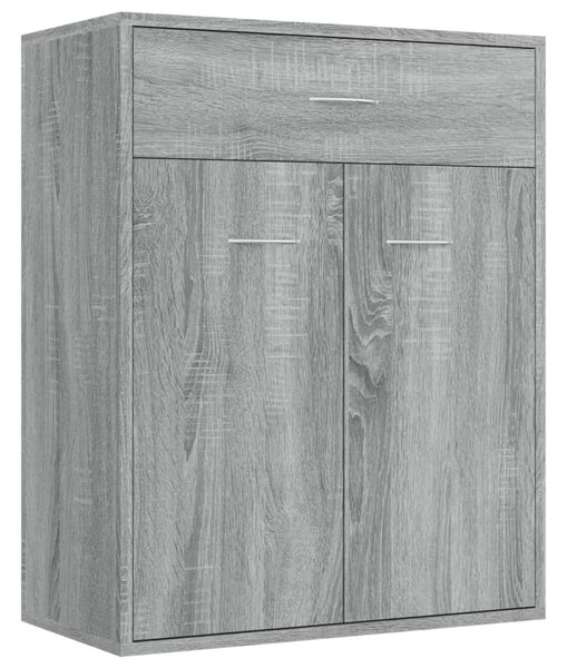 Komoda sivý dub sonoma 60x30x75 cm spracované drevo