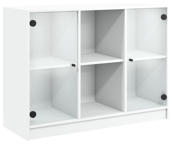 Komoda, biela 102x37x75,5 cm, kompozitné drevo