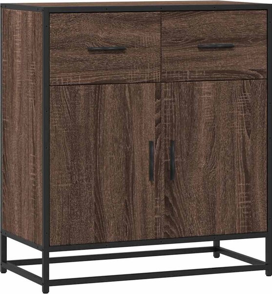 Komoda hnedý dub 68x35x76 cm kompozitné drevo