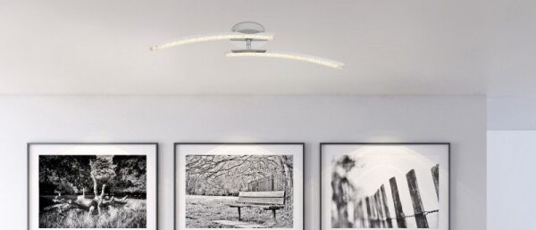 Globo 67169-12IP - LED Kúpeľňový prisadený luster JULES 2xLED/6W/230V IP44
