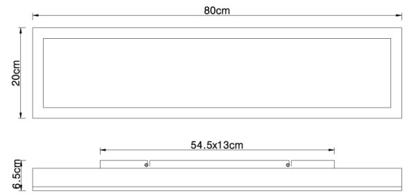 Globo 416080WD4 - LED Stropné svietidlo DORO LED/24W/230V