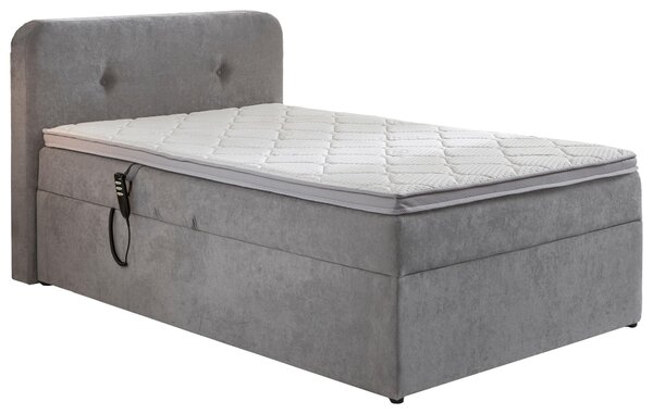 BOXSPRINGOVÁ POSTEĽ, 100/200 cm, svetlosivá Carryhome - Online Only spálne, Online Only