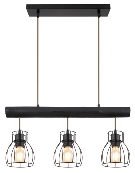 Globo 15326-3NB - Luster na lanku MINA 3xE27/60W/230V