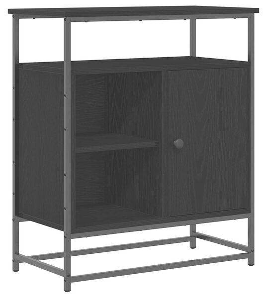 Servírovacia skriňa Čierny dub 69 x 35 x 80 cm Kompozitné drevo