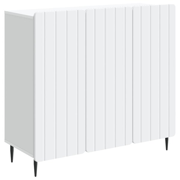 Servírovacia skriňa Biela 89 x 34,5 x 82 cm Kompozitné drevo