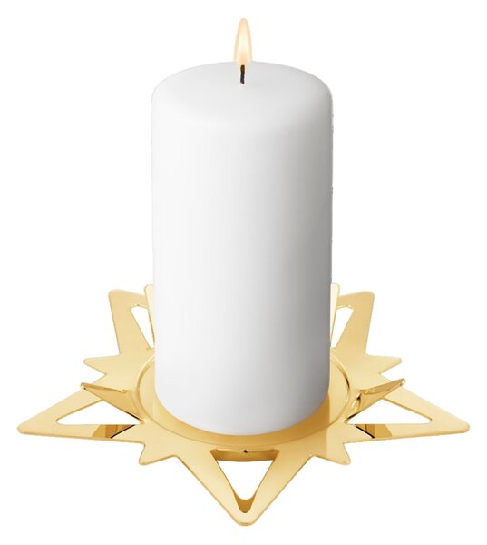 Pozlátený svietnik Classic Pillar Star
