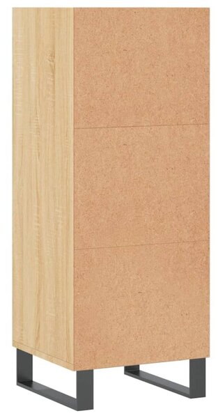 Komoda dub sonoma 34,5x32,5x90 cm kompozitné drevo