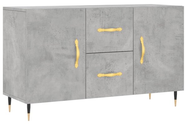 Komoda, betónovo sivá 100x36x60 cm, kompozitné drevo