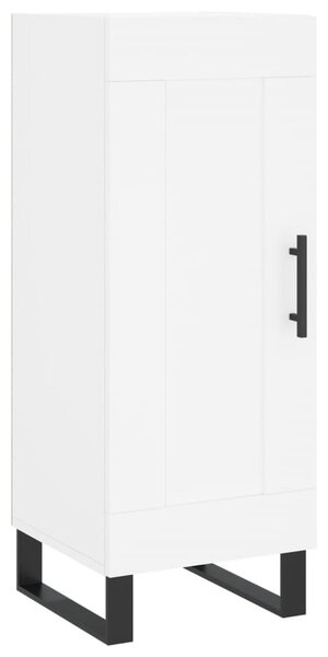 Komoda biela 34,5x34x90 cm spracované drevo