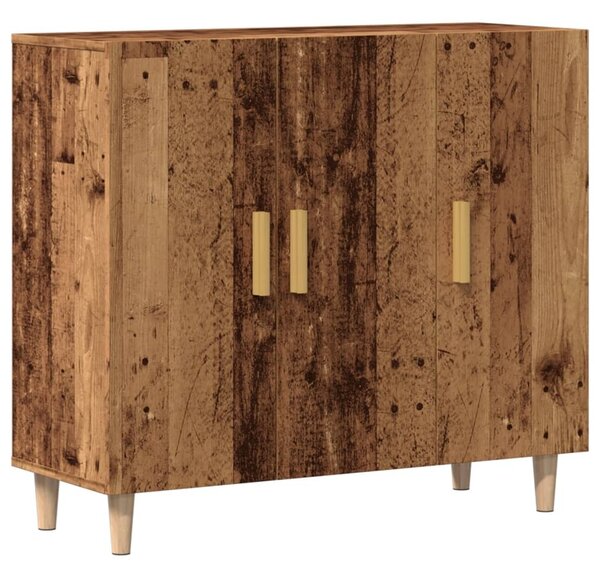 Komoda staré drevo 90x34x80 cm kompozitné drevo