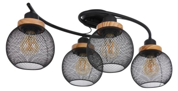 Globo 15663-4D - Prisadený luster PABLO 4xE27/60W/230V