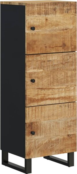 Komoda s 3 dvierkami 40x33x110 cm masívny mangovník a železo