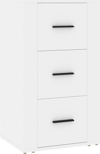 Komoda biela 40x33x70 cm spracované drevo