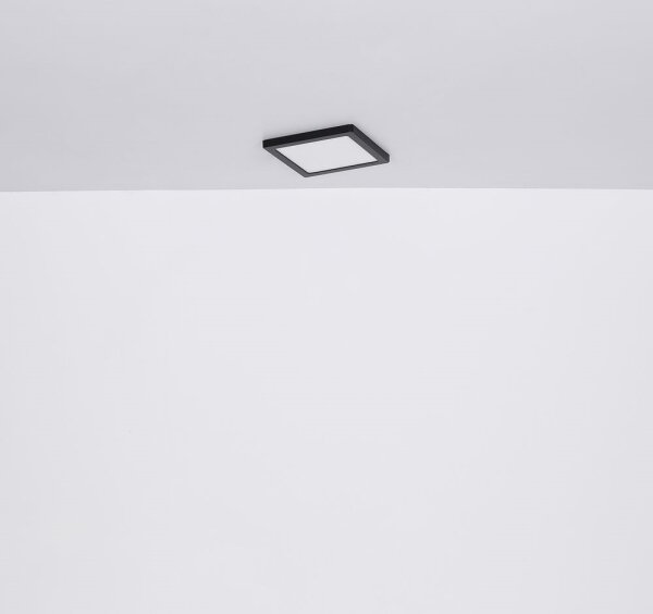 Globo 12380-18B - LED Stropné svietidlo LASSE LED/18W/230V 3000/4000/6500K čierna